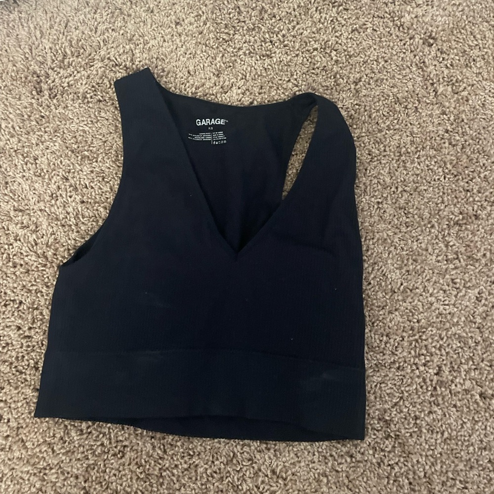 Black Garage Tank Top